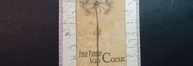 Carte condoléances .