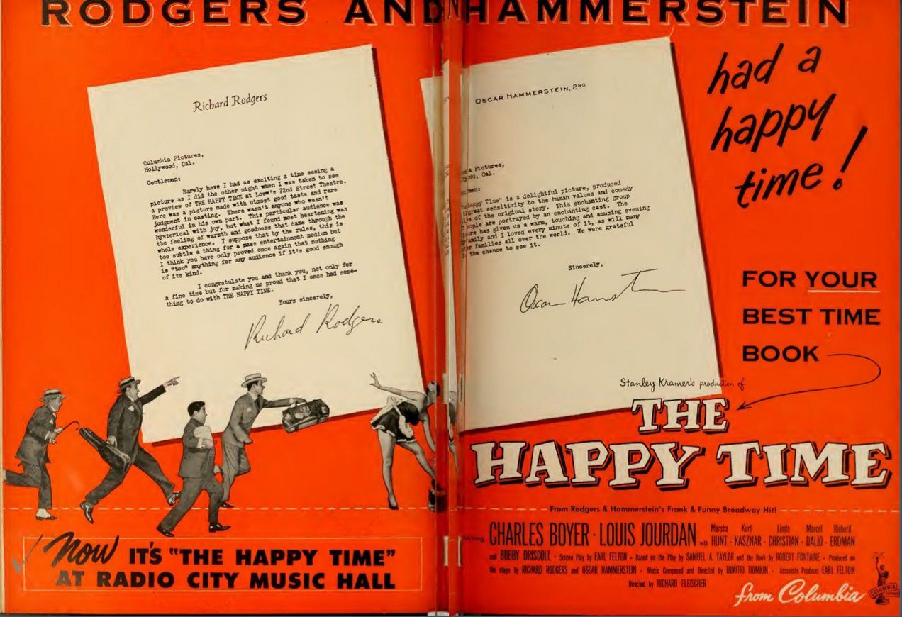 THE HAPPY TIME BOX OFFICE USA 1952