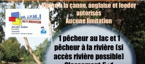 Le marathon de pêche au coup de 5 heures se prépare: 6 octobre 2018