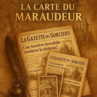 Calendrier de l'avent Harry Potter façon escape game avec carte du maraudeur