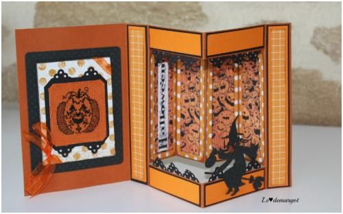 Scrap Carte pop up Halloween