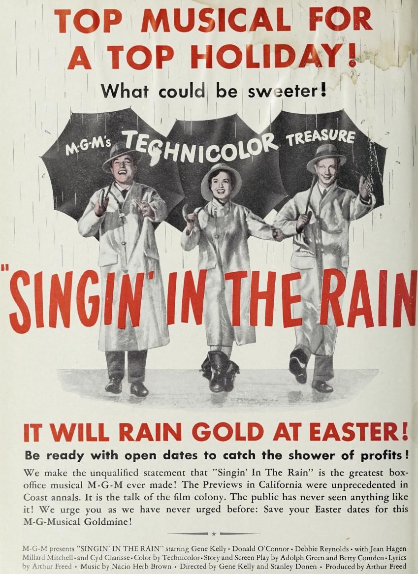 SINGIN IN THE RAIN BOX OFFICE USA 1952