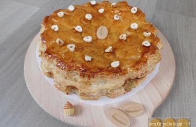 Galette des rois noisette / chocolat Dulcey