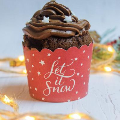 Cupcake gourmand tout chocolat