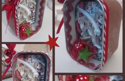 Boite vitrine Noël