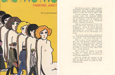Fabienne Jamet, One, Two, Two, 122 rue de Provence, Olivier Orban, 1975