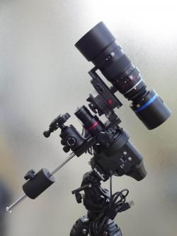 New setup : Samyang 135 f:2 + QHY178C + Polemaster