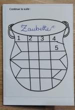 Mini-livre de maths CP Halloween