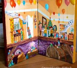 Pour les enfants : un diptyque à fabriquer