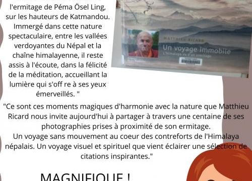 Lecture / "Un voyage immobile"
