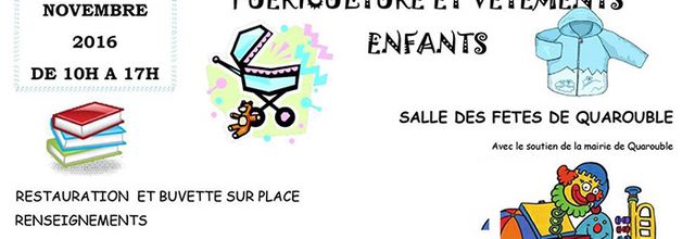 Bourse aux jouets...., à Quarouble