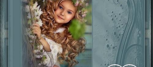 L'enfant et les fleurs ...