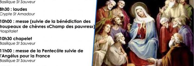 Programme de Pentecôte