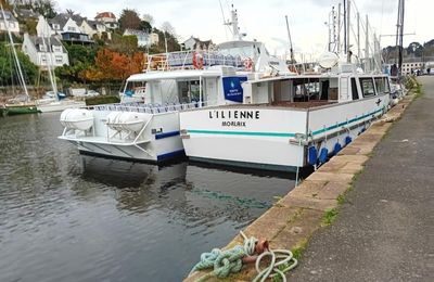  embarquement  au port de Morlaix 
