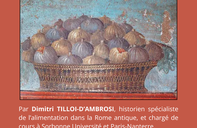 "Le régime romain, cuisine et santé dans la Rome antique" une conférence proposée par les Amis du Musée
