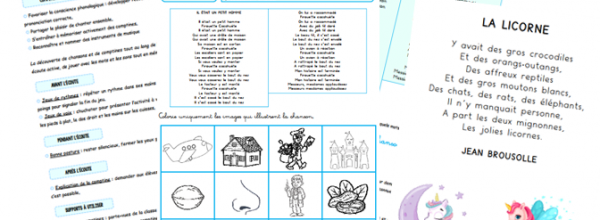 Les comptines comme support d'apprentissage en maternelle