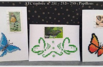 ATC timbrée "une triplette"