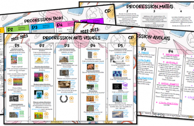 Progressions/Programmations 2022-2023