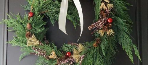 une couronne pour jardinière pressée