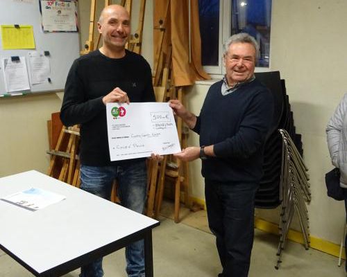 Remise du don à l'association "Coup d'pouce" - Jeudi 23 février 2023