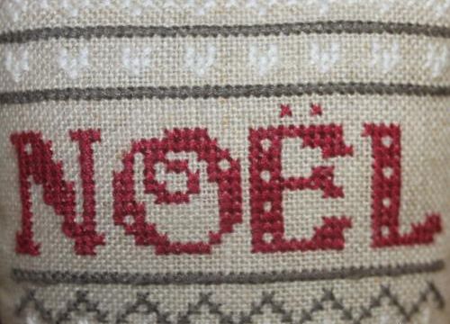 Point de croix / Coussin !