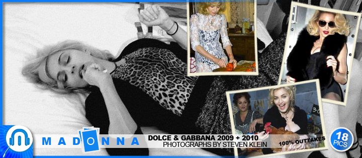 Outtakes Photos Dolce &amp; Gabbana 2009 et 2010