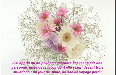 J'ai appris... avec des fleurs