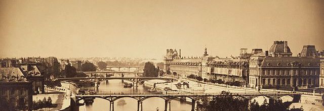 Inauguration du pont des Arts