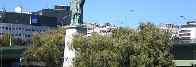 L'Île aux Cygnes : statue de la Liberté