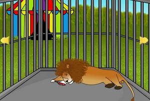 Lion cage escape soluce