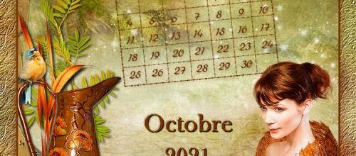 Calendrier d'octobre...