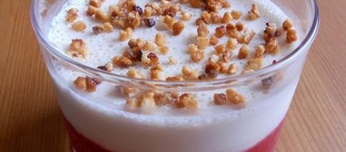Panna Cotta vanille & coulis framboise