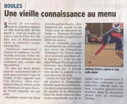 Dauphine du 26 / 11 /2016