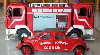 Avec les pompiers...Les Chemins du Passé