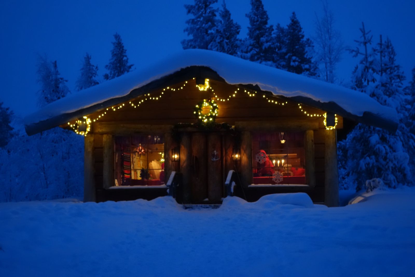 Voyage en Laponie la maison du Père Noël