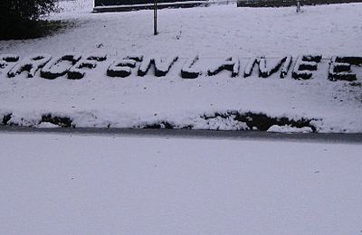 Promenade dans mon village sous la neige...!!!!!