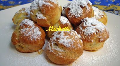 Chouquette gourmande à la crème à la chicorée