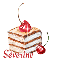 665 - Gourmandises, gâteaux, gif anime, signature, blinkie