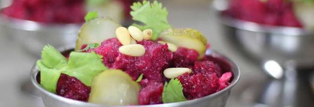 Purée froide aux Betteraves