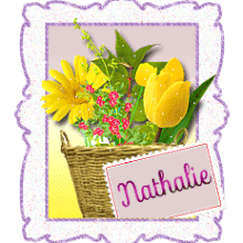 751 Fleurs printanières - signature