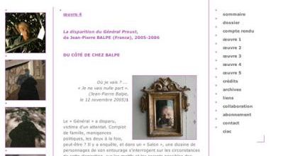 Un article sur La Disparition du General Proust