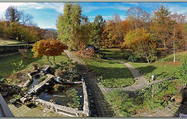 Vue automnale à partir du balcon - Lartigau - Milhas - 31