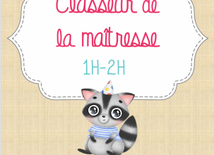 Cahier de la maitresse 2020-2021