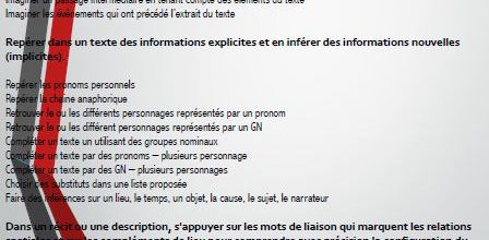 Une programmation en lecture
