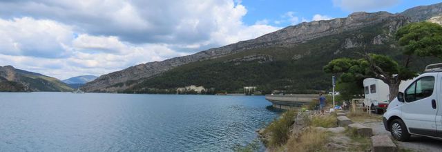 le lac de Castillon et lac de Sainte Croix