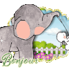 1171 Eléphant et  balançoire - 