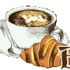 Alphabet "café-croissant"