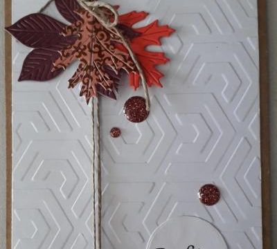  Scrap / Carte automne