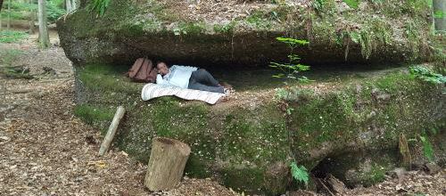 Le Lit de Didacus ou le Rocher de Didacus. (Albert Fagioli)