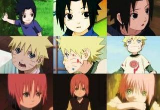 Naruto, Sakura, Sasuke et Kakashi : l'équipe de choc 